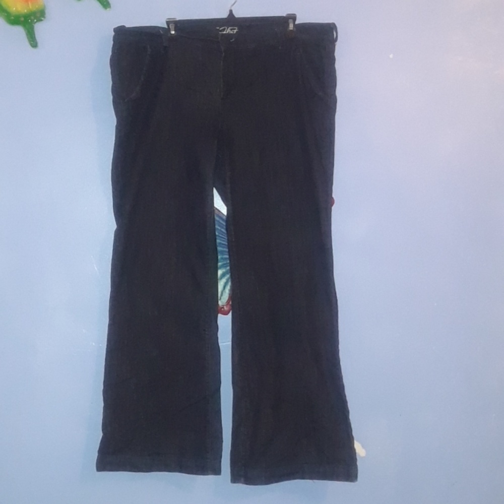 Ok navy flirt wide leg jeans (18)